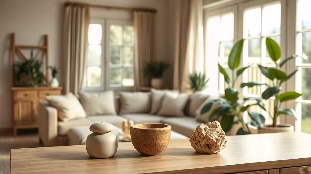 Comparatif de correcteurs environnementaux Espace Mom dans un salon naturel et lumineux.