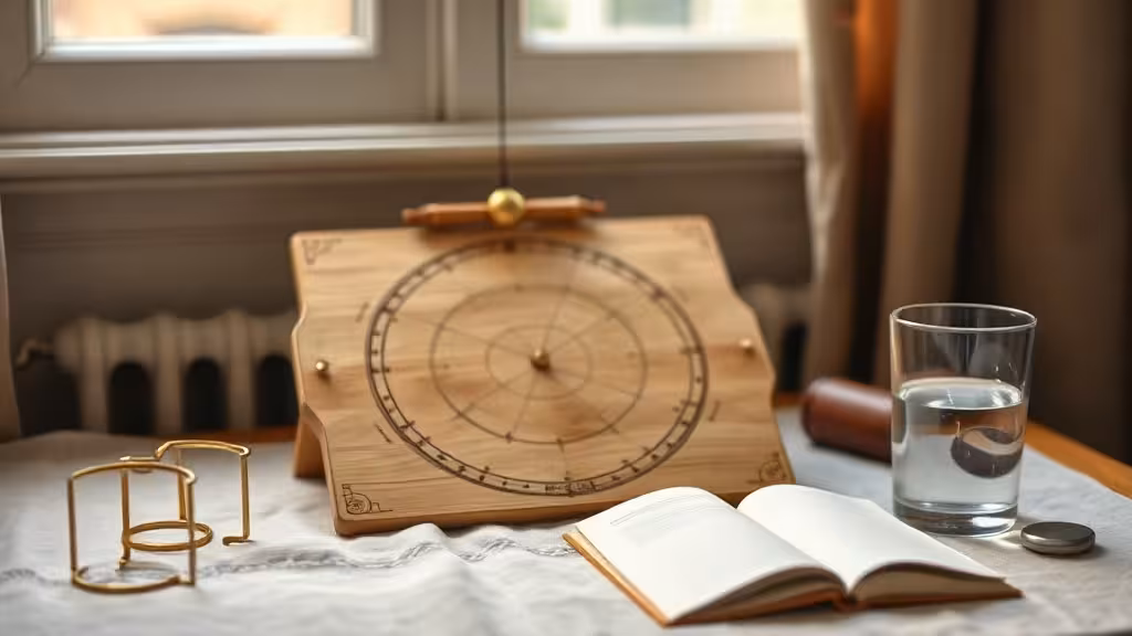 Formation pendule : matériel de débutant dans une ambiance calme et naturelle