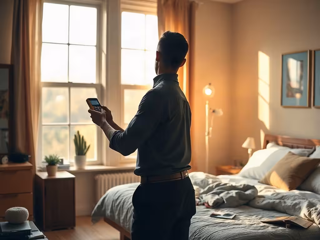 Protocole de mesure des ondes électromagnétiques dans une chambre résidentielle